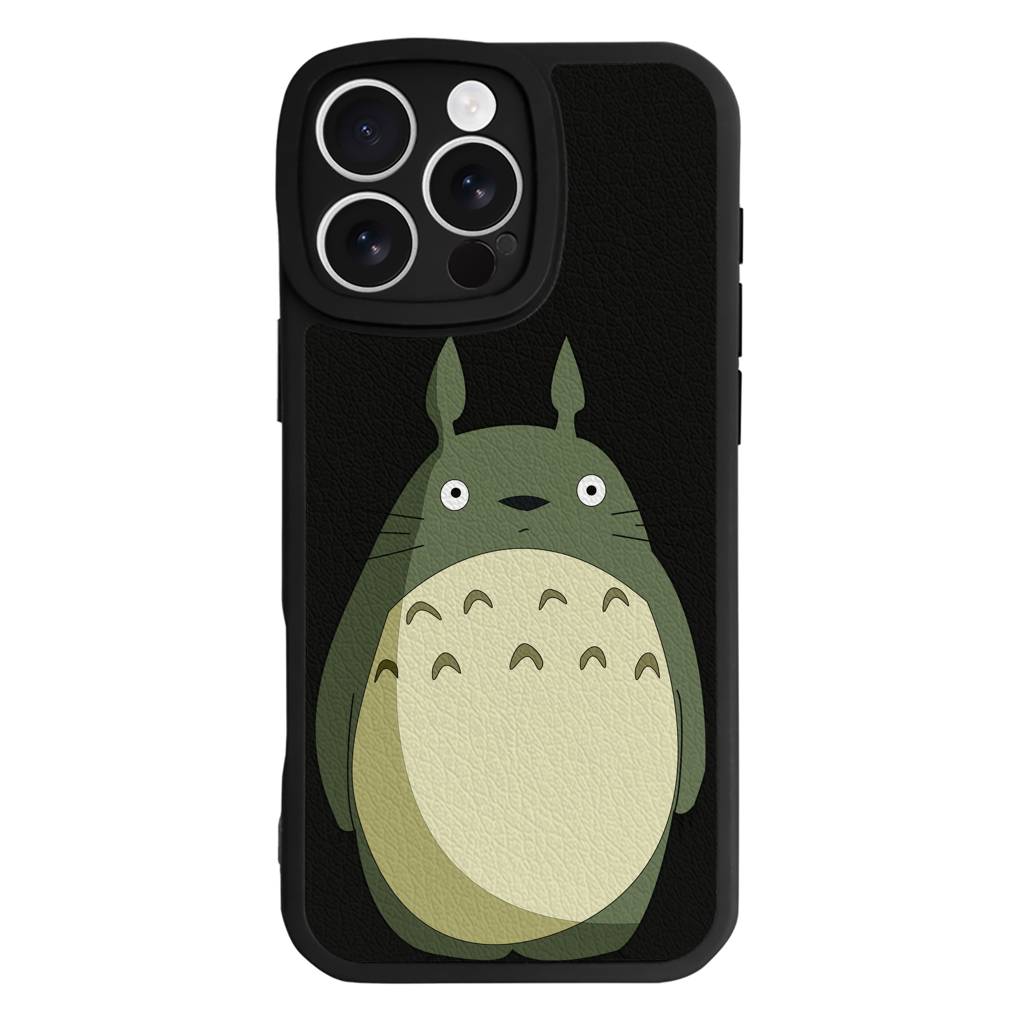 （画像用） となりのトトロ 草壁メイ 草壁サツキ My Neighbor Totoro Satsuki Kusakabe Mei Kusakabe 【iPhone 16シリーズ対応】シリコンスマホケース（レザー調） 材質：シリコン